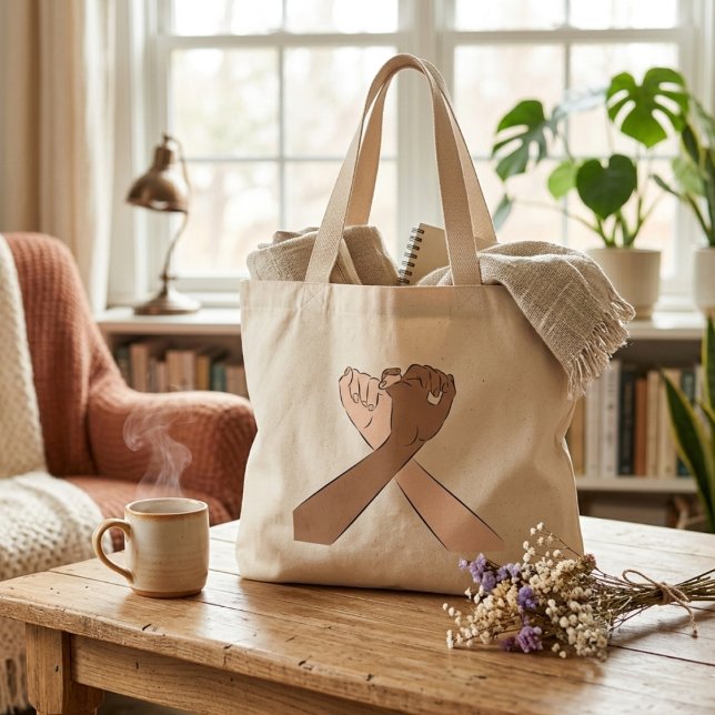 Cute-vänner illustrerar alltid shopping bag jumbo tygkasse (Skapare uppladdad)