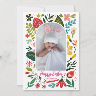 Cute Vår Blooms Baby blissful Påsk Julkort