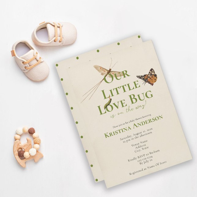 Cute vår lilla inbjudan Kärlek Kryp Baby (Skapare uppladdad)