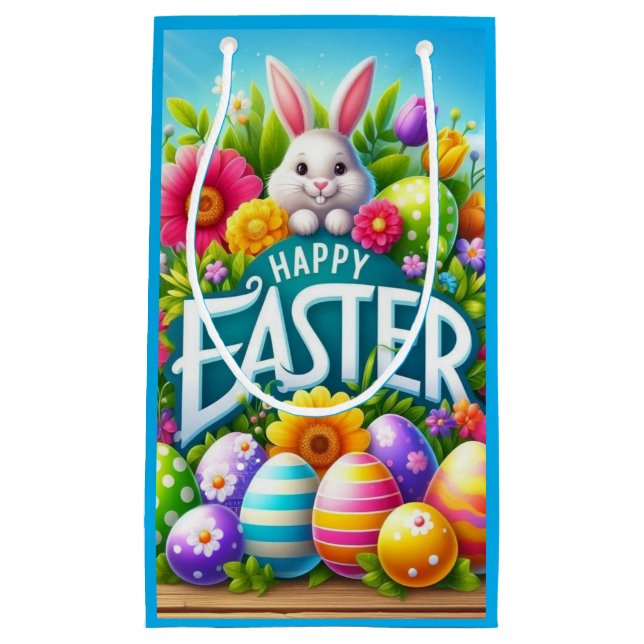 Cute vår/Påskhare med ägg (Framsidan)