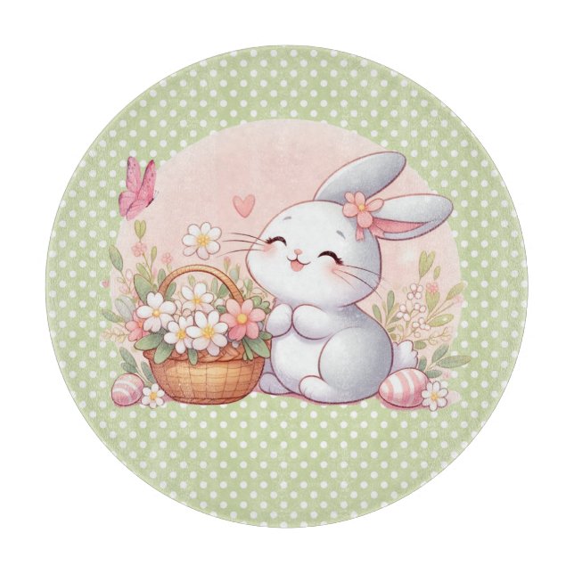 Cute vår/Påskhare med ägg (Framsidan)