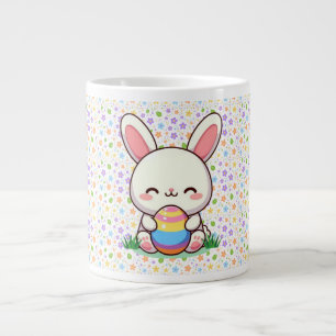 Cute vår/Påskhare med ägg Jumbo Mugg