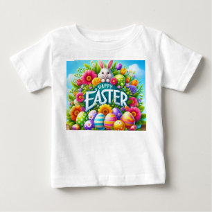 Cute vår/Påskhare med ägg T Shirt