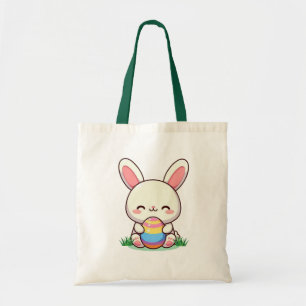 Cute vår/Påskhare med ägg Tygkasse