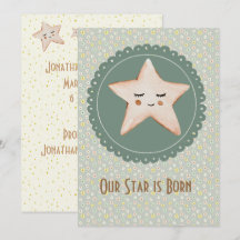 Cute Vår stjärna är Born Boy eller Girl Birth
