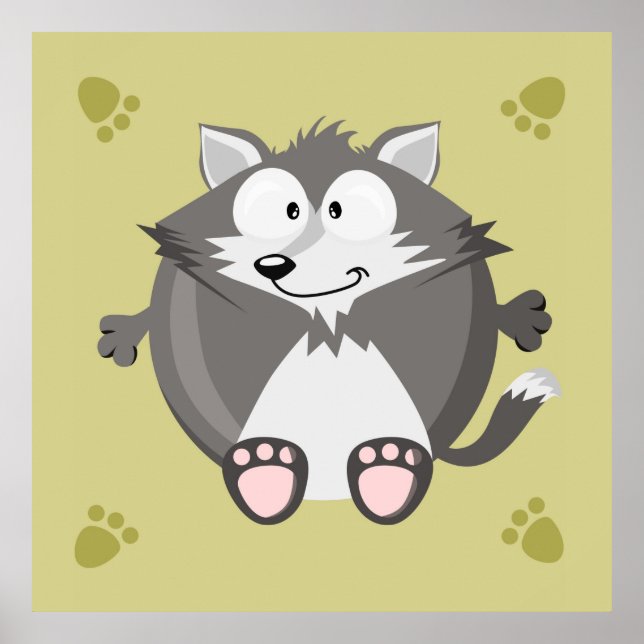 Cute varg poster (Framsidan)