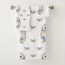 Cute Vattencolor Uggla