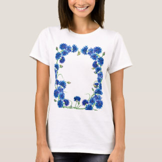 Cute Vattenfärgkornblommor T Shirt