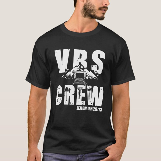 Cute VBS Grävande besättning 2021 Vacation Bible S T Shirt (Framsida)
