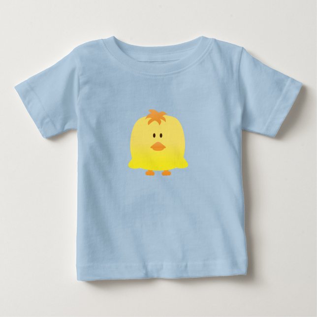 Cute Vector Art of Baby Chicken T Shirt (Framsida)