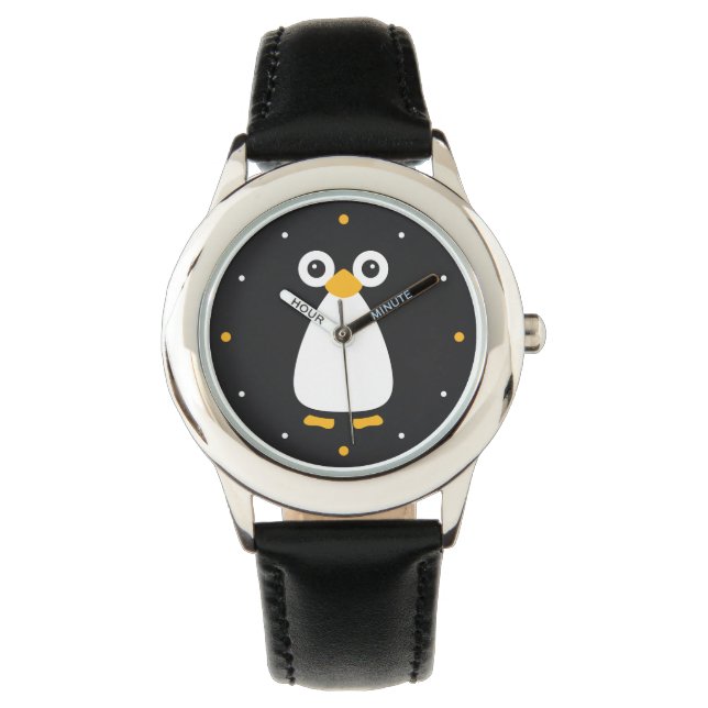Cute Vector Penguin Armbandsur (Framsida)