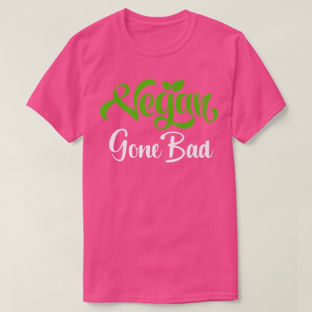 Cute Vegan-Borta felaktig T Shirt (Design framsida)