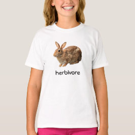 Cute Vegan Herbiäger Cottontail Vild Bunny Rabbit Tee