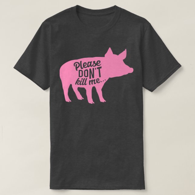 Cute Vegan Pig Lover Herbivore Plant Powered Veget T Shirt (Design framsida)