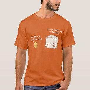 Cute Vegan Pun Tofu och Beans kärlek Food 391 T Shirt