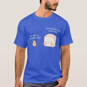 Cute Vegan Pun Tofu och Beans kärlek Food T Shirt
