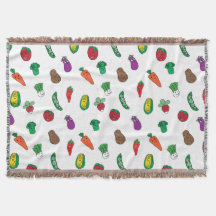 Cute Vegetabiliska livsmedel Mönster