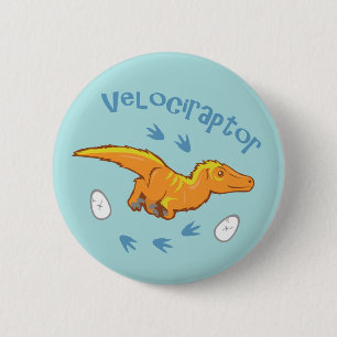 Cute Velociraptor Knapp