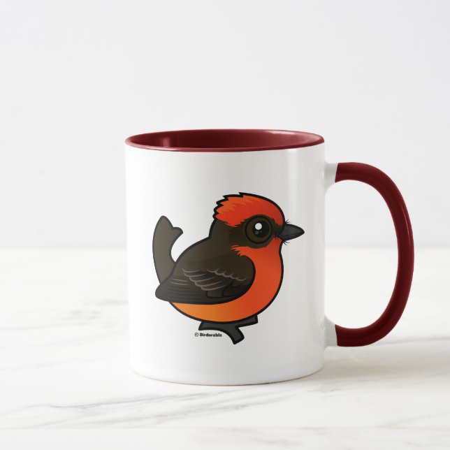 Cute Vermilion Flycatcher Mugg (Höger)