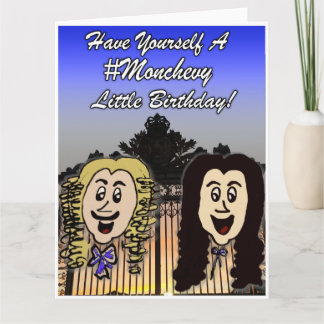 Cute Versailles Tecknad Grattis på födelsedagen-ko Kort