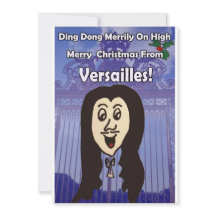 Cute Versailles Tecknad-julkort