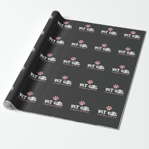 Cute Veterinarian Girl Vet Tech Woman Animal Lover Presentpapper