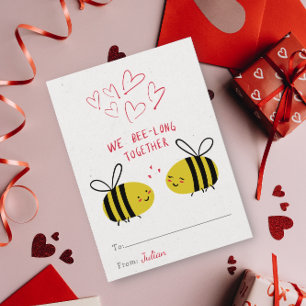 Cute vi Bee-Long Together Valentines day Classroom