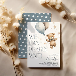 Cute vi kan bota pojken Baby Shower Inbjudningar