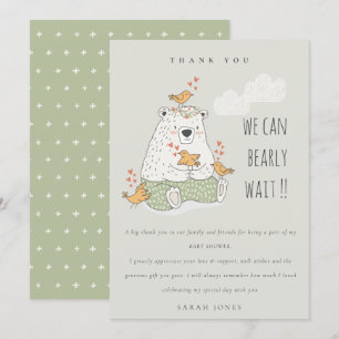 Cute vi kan skjuta upp fågelvilt, babyskor. tack kort