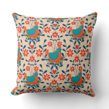 Cute Vibrant Angry Chicken Pattern