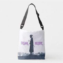 Cute Victorian Man Dream Tro Quote Axelväska