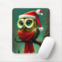 Cute Victorian Santa Uggla jul Musmatta
