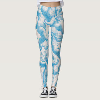 Cute Victorian Stil Vintage Änglar Leggings