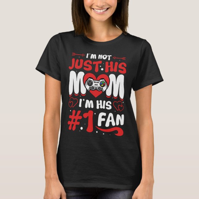 Cute Video Game Player Mom Mother s Day Sport Fan  T Shirt (Framsida)