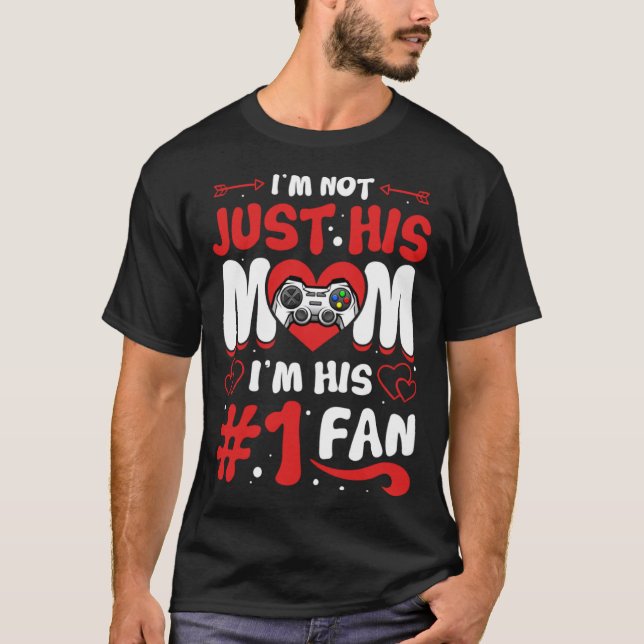 Cute Video Game Player Mom Mother s Day Sport Fan  T Shirt (Framsida)