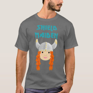 Cute Viking Shield Maiden T Shirt