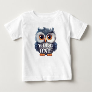 Cute Vild 1 Woodland Uggla T Shirt