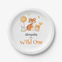 Cute Vild ett fox första födelsedag