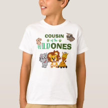 Cute Vild One Jungle Safari Animal Twillingar Cous