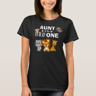 Cute Vild One Jungle Safari Zoo Animal Moster T Shirt