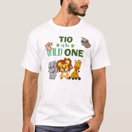 Cute Vild One Jungle Safari Zoo Animal Tio T Shirt