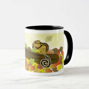 Cute Vild Squirrel in Nature - Whimsime Animal Mugg