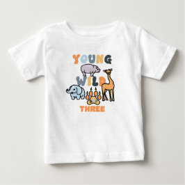 Cute Vilda djur Småbarn T Shirt