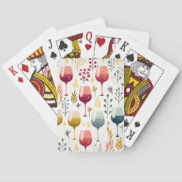 Cute vin-spelkort casinokort