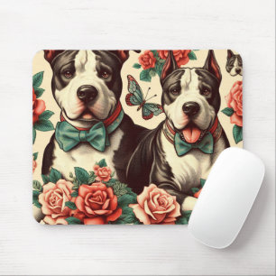 Cute Vintage American Pit Bull Terrier Musmatta