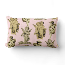 Cute Vintage Baby Cherub Cupid Änglar Rosa