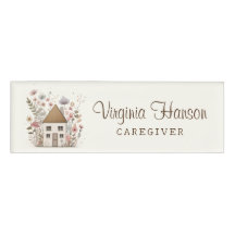 Cute Vintage Blommigt House Caregiver Services