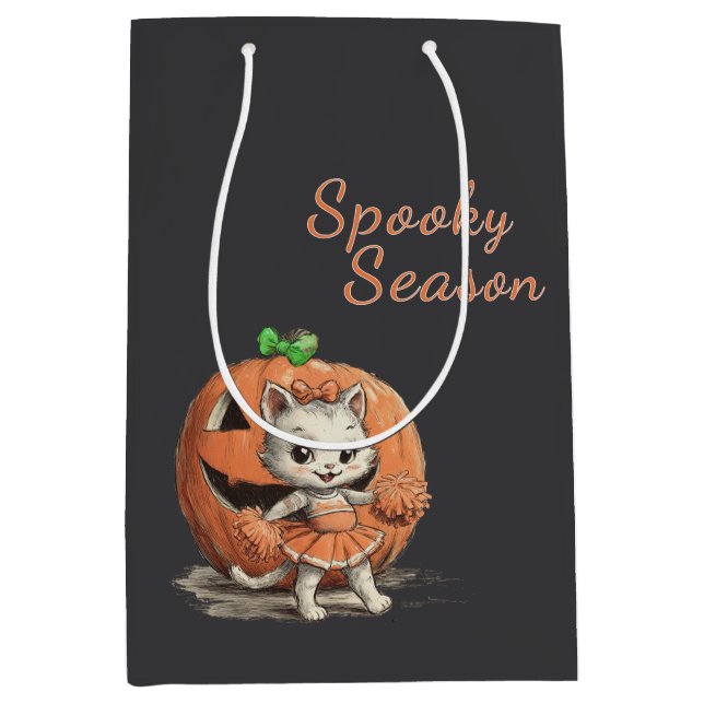 Cute Vintage Cat Halloween Custom Spooky Season (Framsidan)