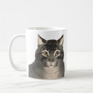 Cute Vintage Cat Mugg 1800-talets finkonst Mamma