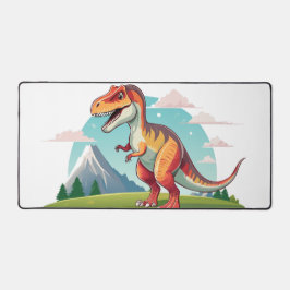 Cute vintage Dinosaur T Rex med Mountain Mousepad
